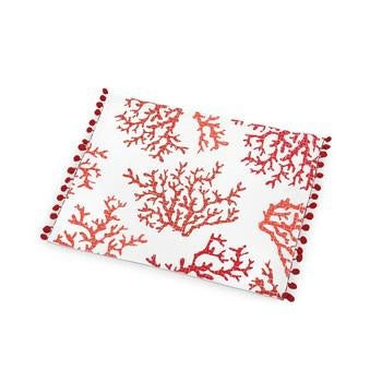 Tovaglietta americana corallo rossa, 35x45 cm (kit da 10)