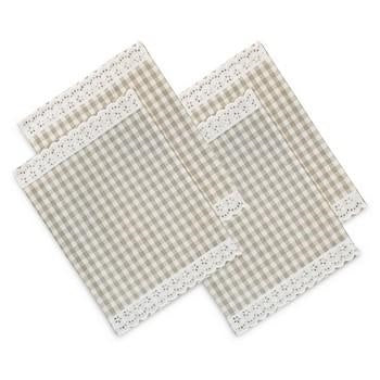 Tovagliette americane collezione Vichy, set di 4