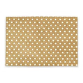 Tovaglietta in juta a pois bianchi, 48x33 cm (kit da 10)
