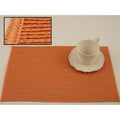 Tovaglietta da colazione rettangolare arancione (kit da 10)