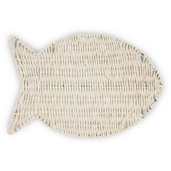 Tovaglietta pesce naturale, 45x30 cm (kit da 5)