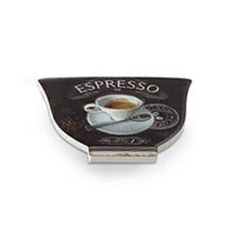 Sottobicchiere in ceramica a forma di tazza, 9x11 cm (kit da 10)