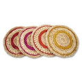 Sottopentola in mais, set di 4 in colori assortiti (kit da 3)