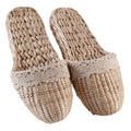 Ciabatta decorativa in paviera, 23 cm (kit da 3)