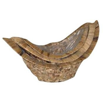 Centrotavola in banano verde