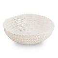 Contenitore tondo in cotone rigido bianco, Ø21H7 cm (kit da 10)
