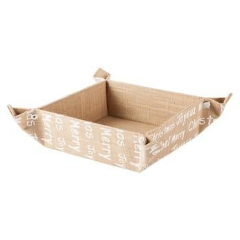 Contenitore in juta Buon Natale (kit da 10)