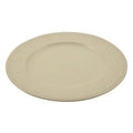 Vassoio sottopiatto in ceramica color crema (kit da 3)