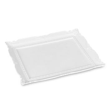 Vassoio in legno bianco (kit da 5)
