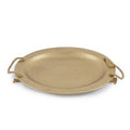 Vassoio ovale color oro, 44x34 cm (kit da 5)