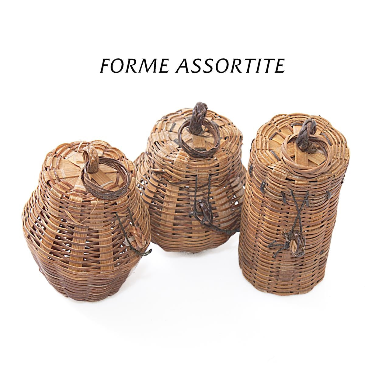 Bomboniera in bambù con coperchio (kit da 10)