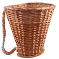 Gerla in vimini rosso, H34 cm