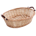 Cesto da confezionamento ovale in vimini, 48x33H15 cm (kit da 3)