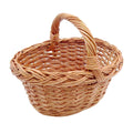 Cesto mignon in vimini rosso, 27x21x20 cm