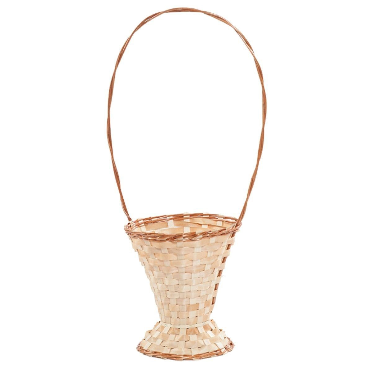 Cesto sposi naturale, Ø23H28/82 cm