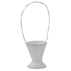 Cesto sposi bianco, Ø23H28/82 cm
