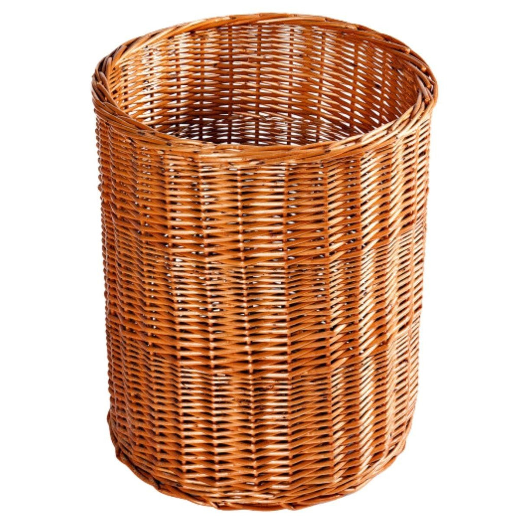 Cesto espositore in vimini rosso, Ø50H60 cm