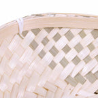 Cestino quadrato in bambù, 23x23 cm (kit da 10)