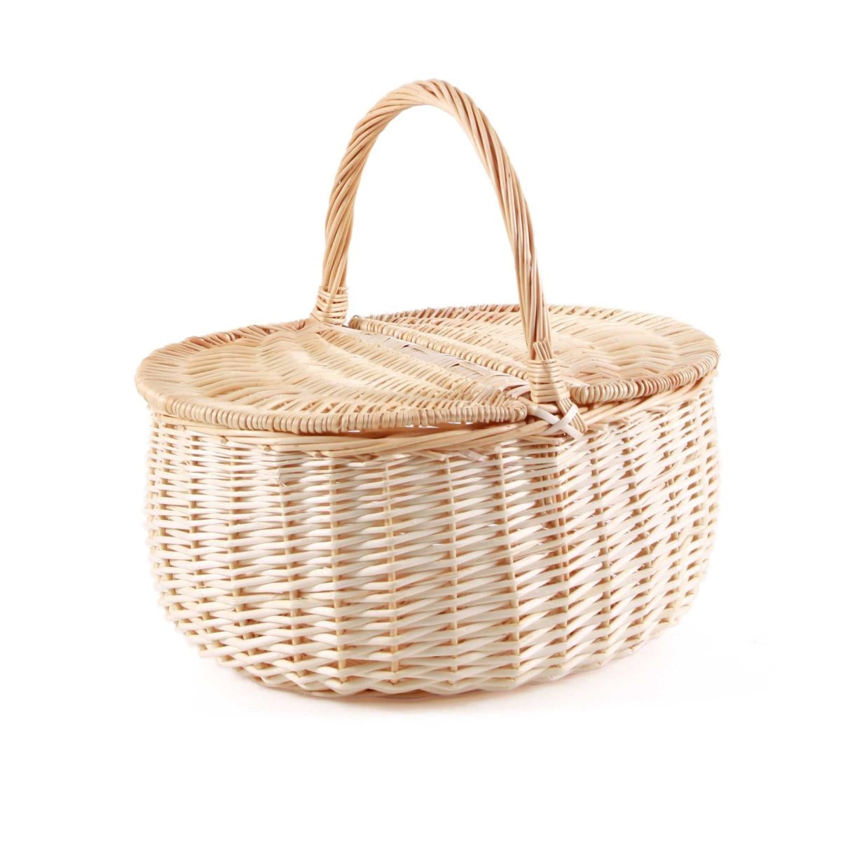 Cesto da pic-nic in vimini, 48X35H43 cm