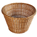 Espositore a cono in vimini rosso, Ø60H35 cm