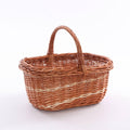 Cesto in vimini bicolore Olanda, 36x26H37 cm