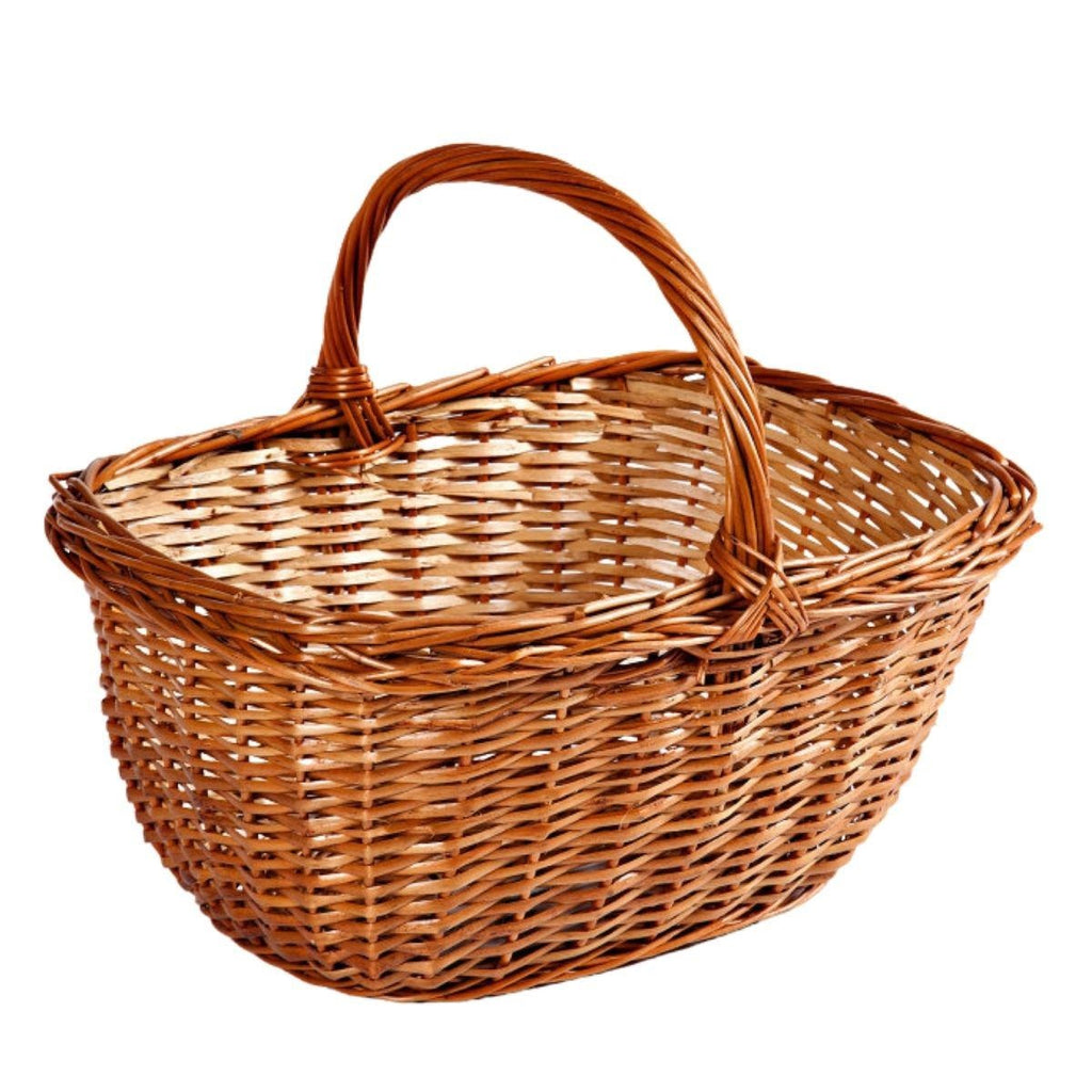 Cesto in vimini spaccato, 37X30XH34 cm