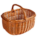 Cesto ovale in vimini modello Olanda, 43x36H39 cm