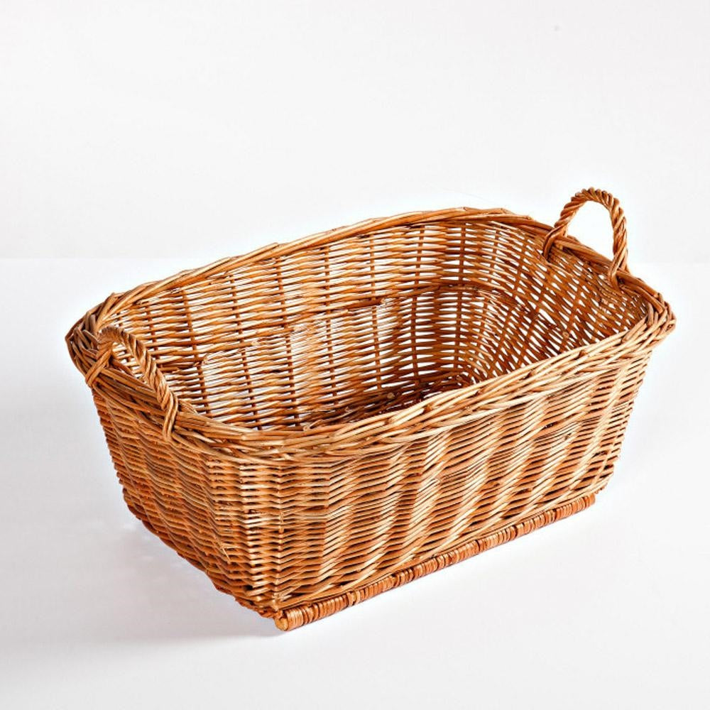 Cesto rettangolare con due manici, 83x55x31 cm
