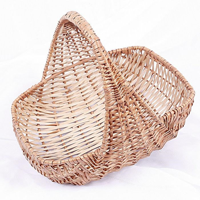Cesto in vimini rosso, H45 cm (kit da 5)