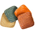 Piattino quadrato in bambù in colori assortiti (kit da 10)