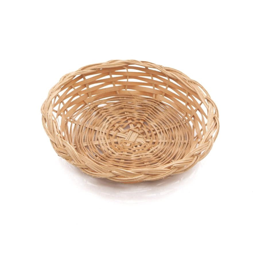 Cestino portaoggetti in bambù, Ø13 cm (kit da 10)