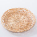 Piatto rotondo in bambù, 25 cm (kit da 10)
