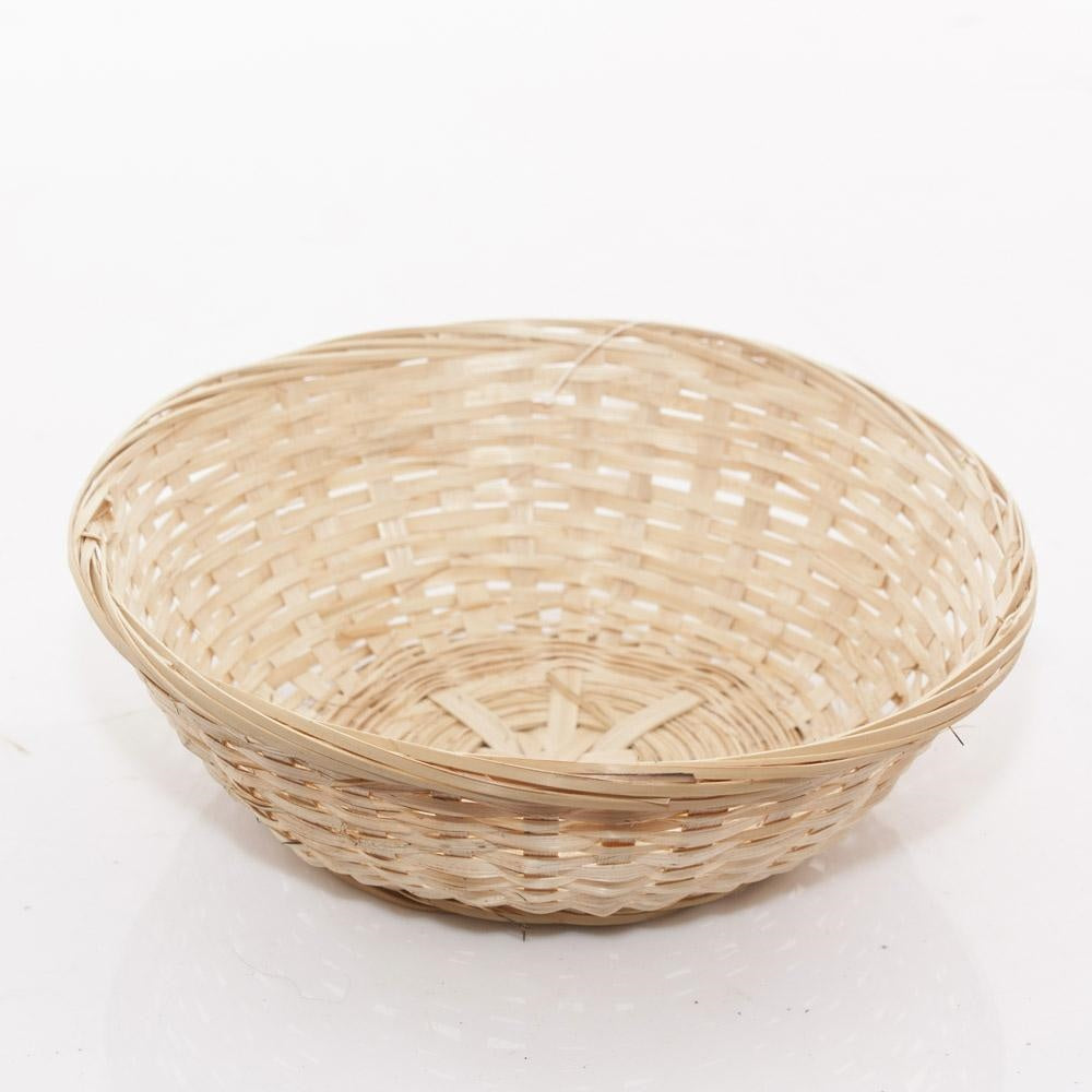 Ciotola portapane rotonda in bambù, Ø28H11 cm (kit da 10)