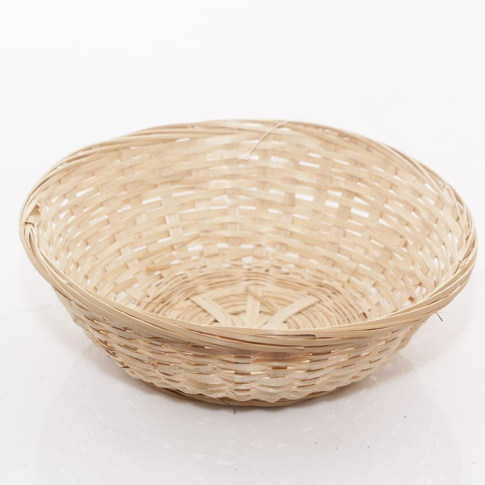 Ciotola portapane rotonda in bambù, Ø30H12 cm (kit da 10)