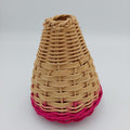 Cestino in midollino, Ø12H16 cm (kit da 10)