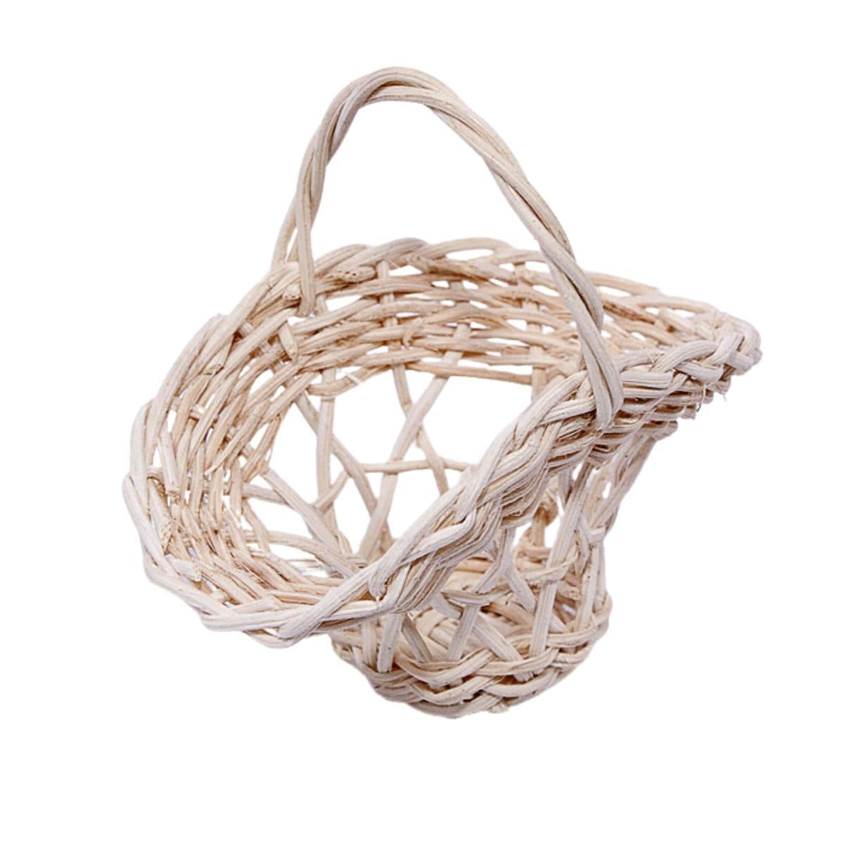 Bomboniera in midollino traforato, 4,5H7 cm (kit da 10)