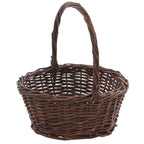 Cesto in vimini grezzo, Ø32H26 cm