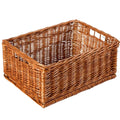 Espositore in vimini rosso, 54x40x20 cm