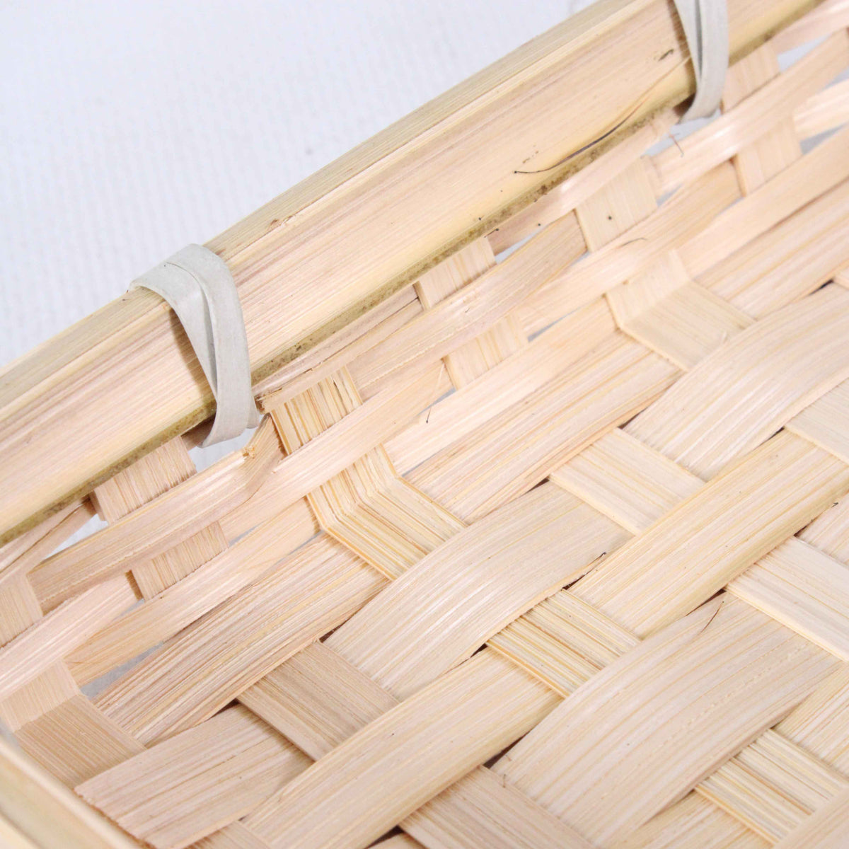 Piattino rettangolare in bambù naturale, 15x10H3 cm (kit da 10)