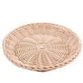 Sottopiatto in PVC marrone naturale, Ø23 cm (kit da 10)