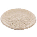 Piatto bianco con trama intrecciata, Ø23 cm (kit da 10)
