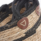 Cesto in seagrass e cotone, Ø31x18 cm, set di 3