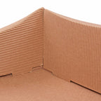 Vassoio in cartone avana, 32x26H12 cm (kit da 10)