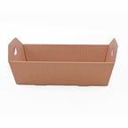 Vassoio in cartone avana, 31x24,5x6 cm (kit da 10)