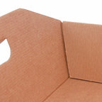 Vassoio in cartone avana, 31x24,5x6 cm (kit da 10)