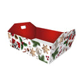 Vassoio in cartone Bianco Natale, 46x34H10 cm (kit da 10)