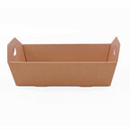 Vassoio in cartone avana, 34x29H10 cm (kit da 10)