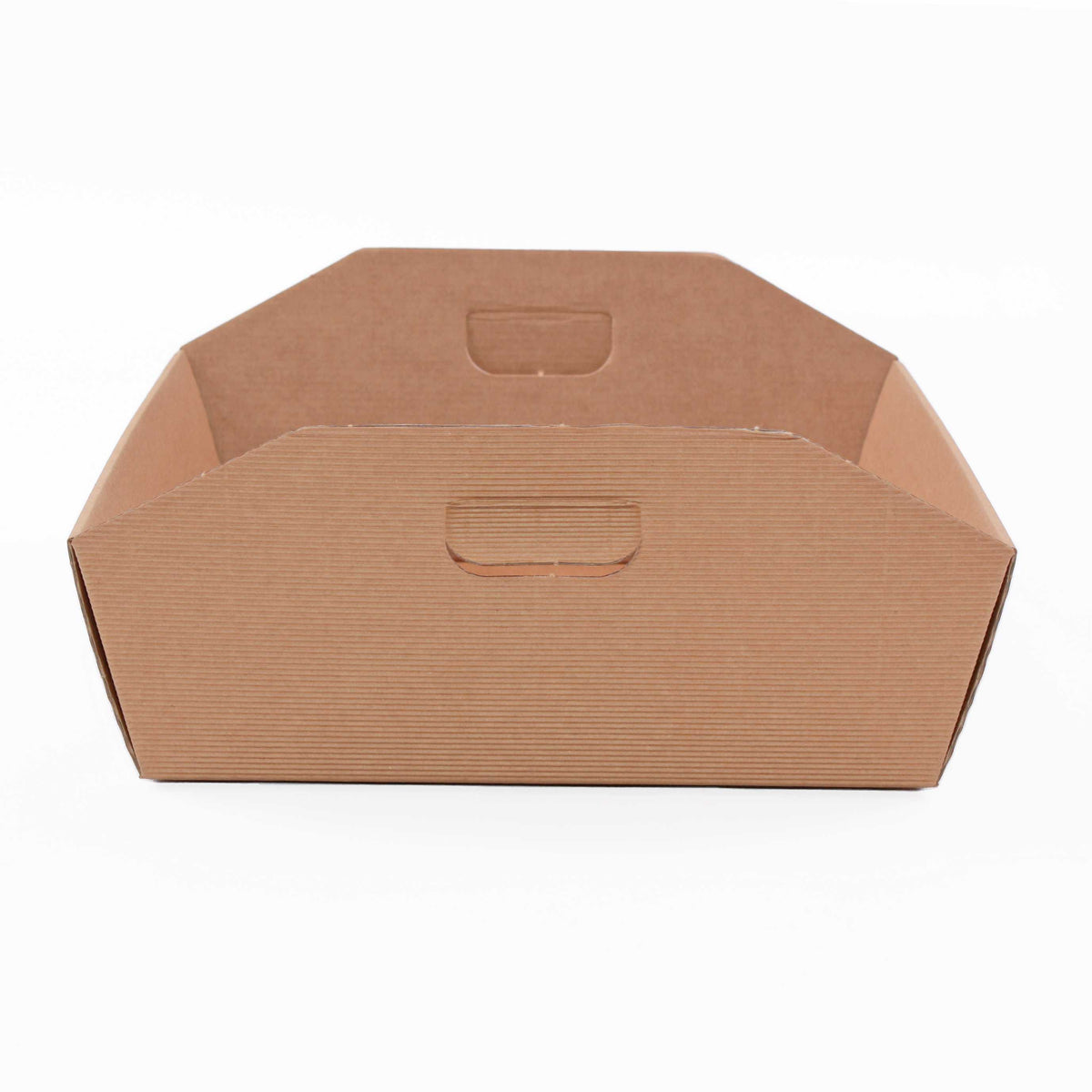 Vassoio in cartone avana, 34x29H10 cm (kit da 10)