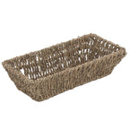 Vaschetta organizer in cordoncino, 29x13x7 cm (kit da 5)