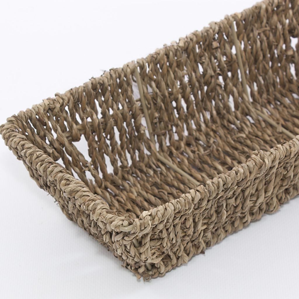 Vaschetta organizer in cordoncino, 29x13x7 cm (kit da 5)